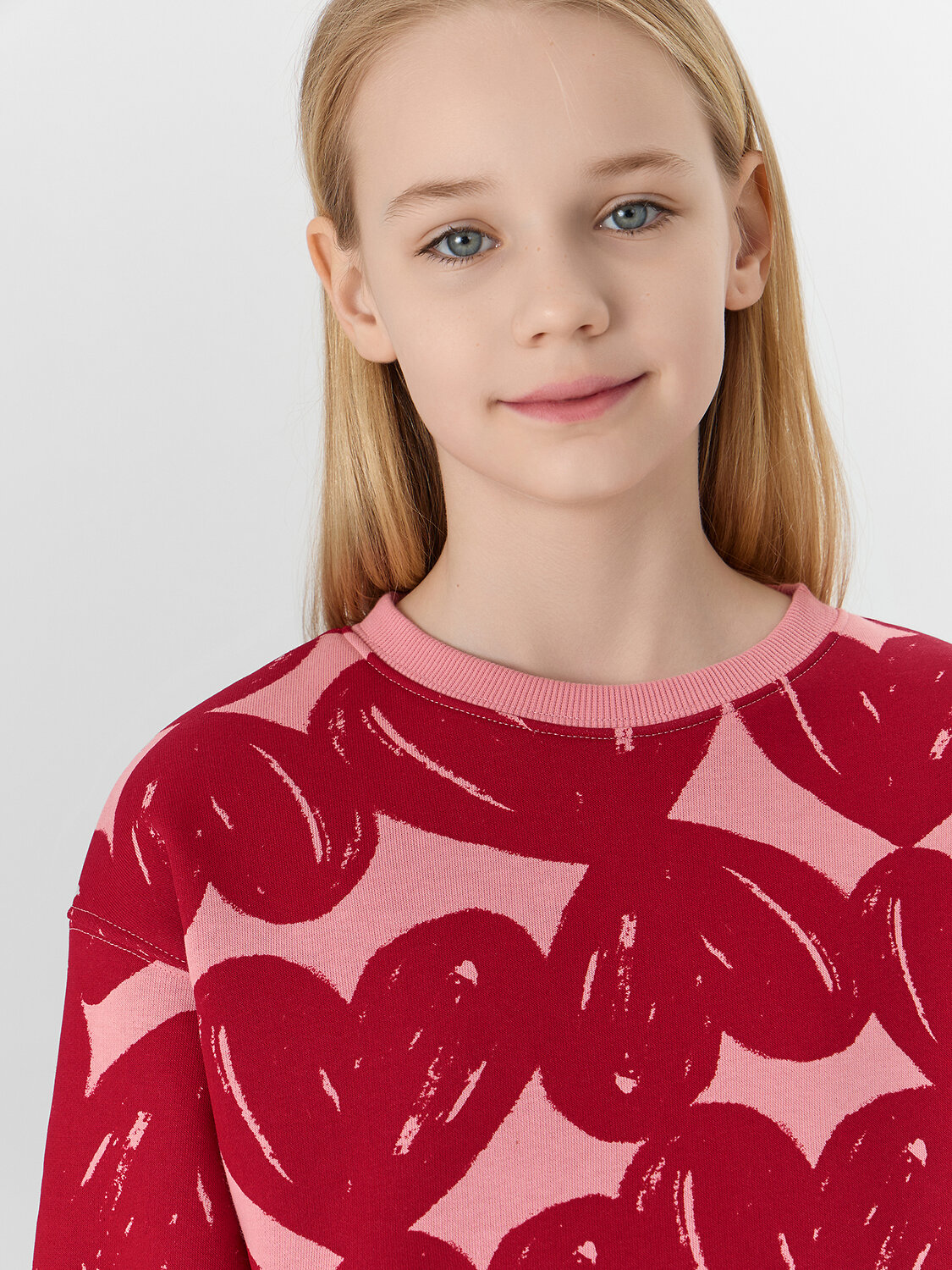 MARK FORMELLE Джемпер 576436 127916 сердечки на розовом