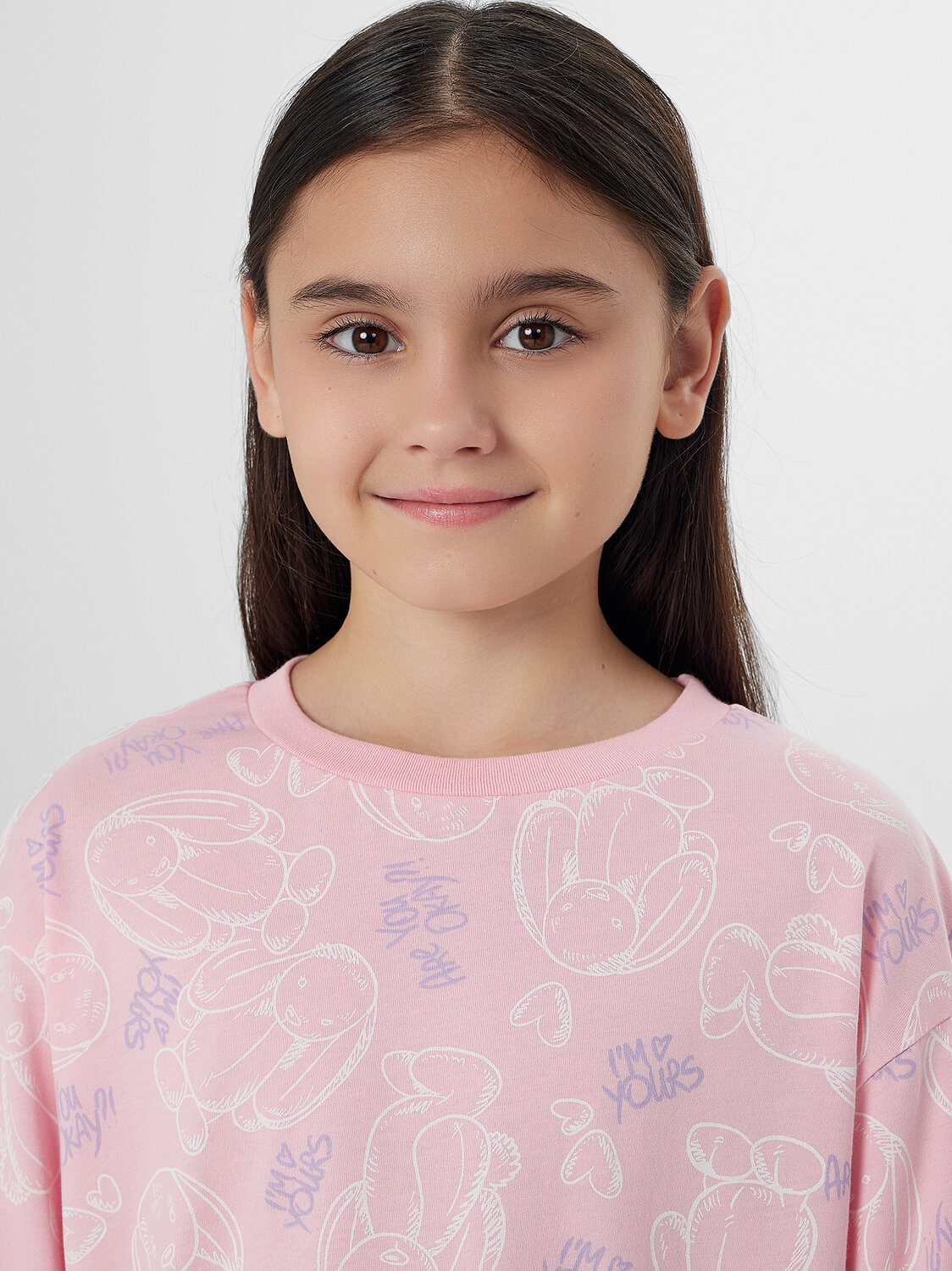 MARK FORMELLE Сорочка 576454 577718 милые зайчики на розовом