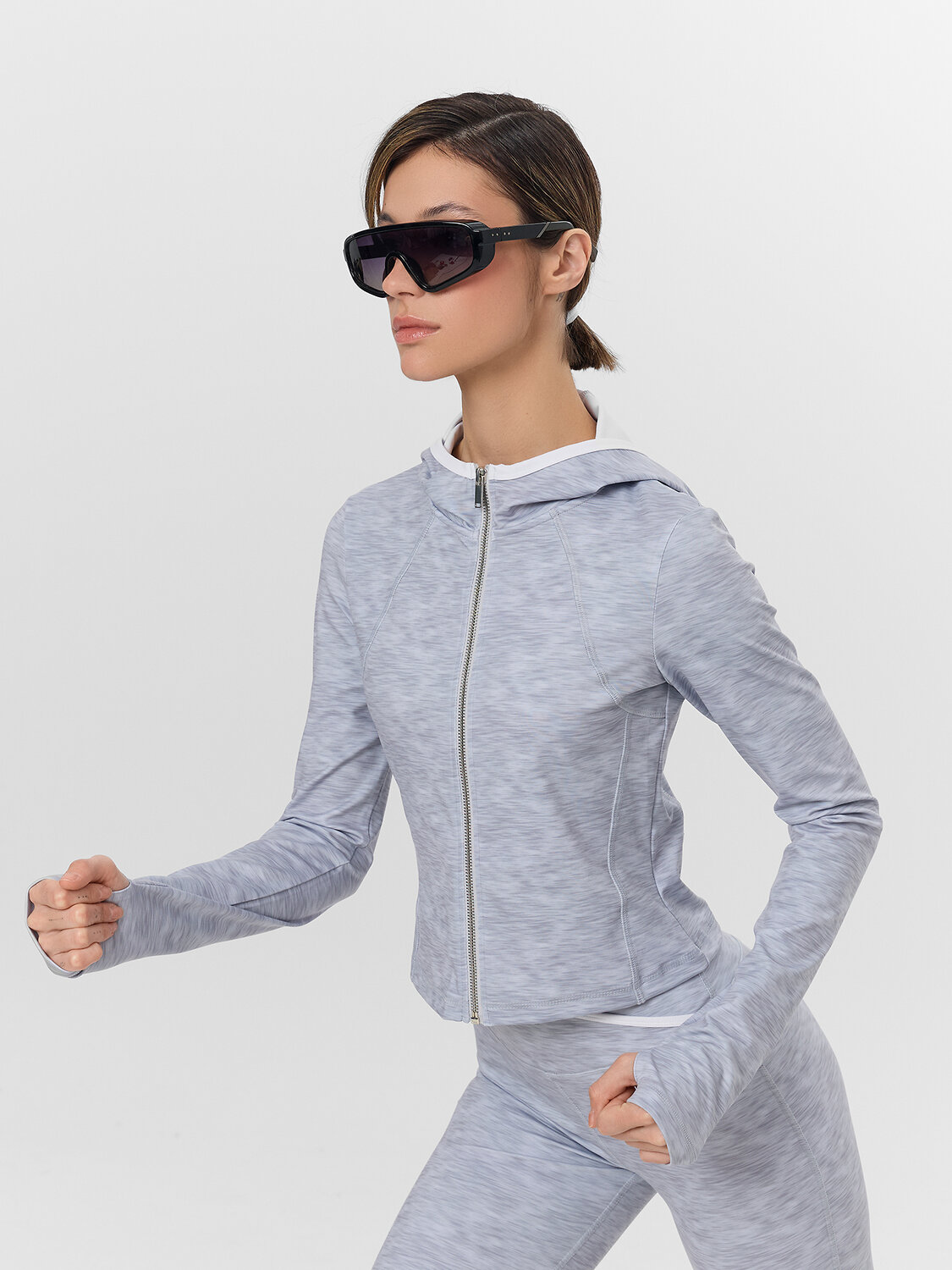 MARK FORMELLE Толстовка 576455 362007 серый меланж +печать