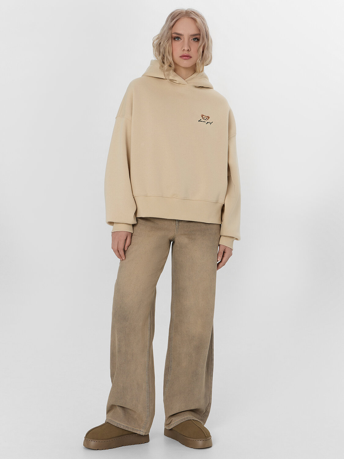 MARK FORMELLE Худи 576460 122528 св.бежевый +печать