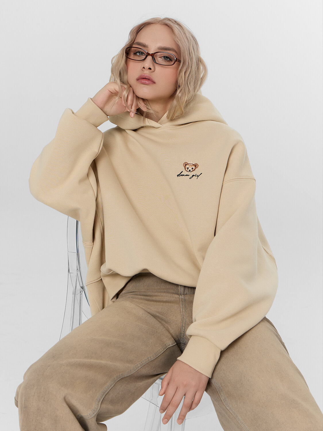 MARK FORMELLE Худи 576460 122528 св.бежевый +печать