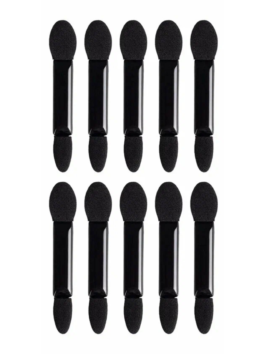 Kristaller Набор двусторонних аппликаторов для макияжа, черный, 10 шт. 576547 28008 