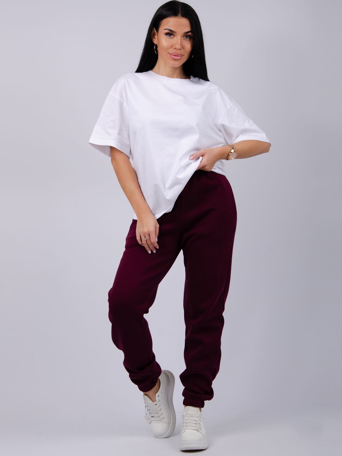 Malina Брюки 576570 БЖ-29 бордовый