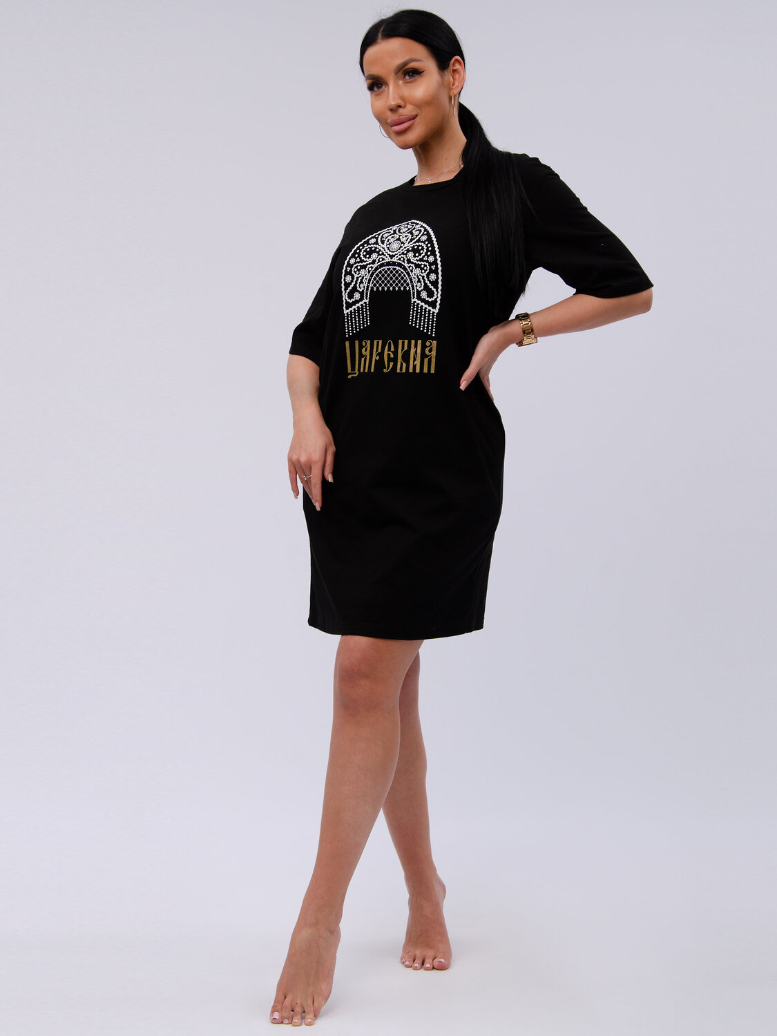 Malina Сорочка 576580 1842 чёрный