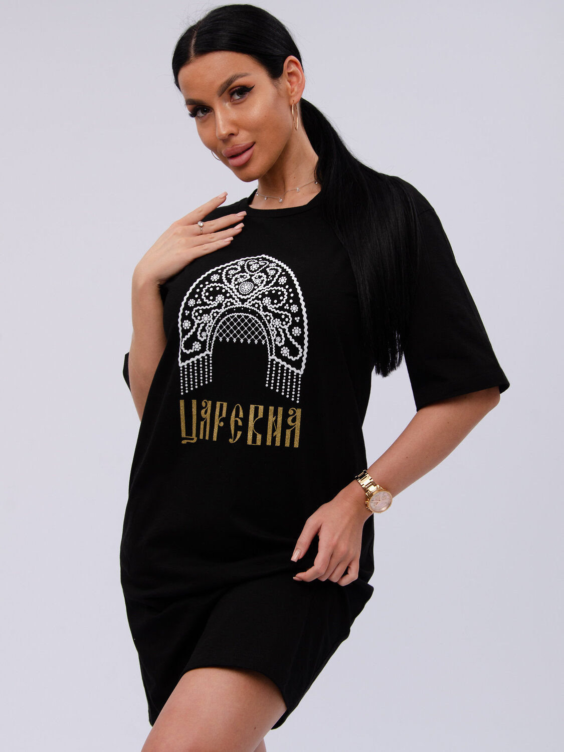 Malina Сорочка 576580 1842 чёрный