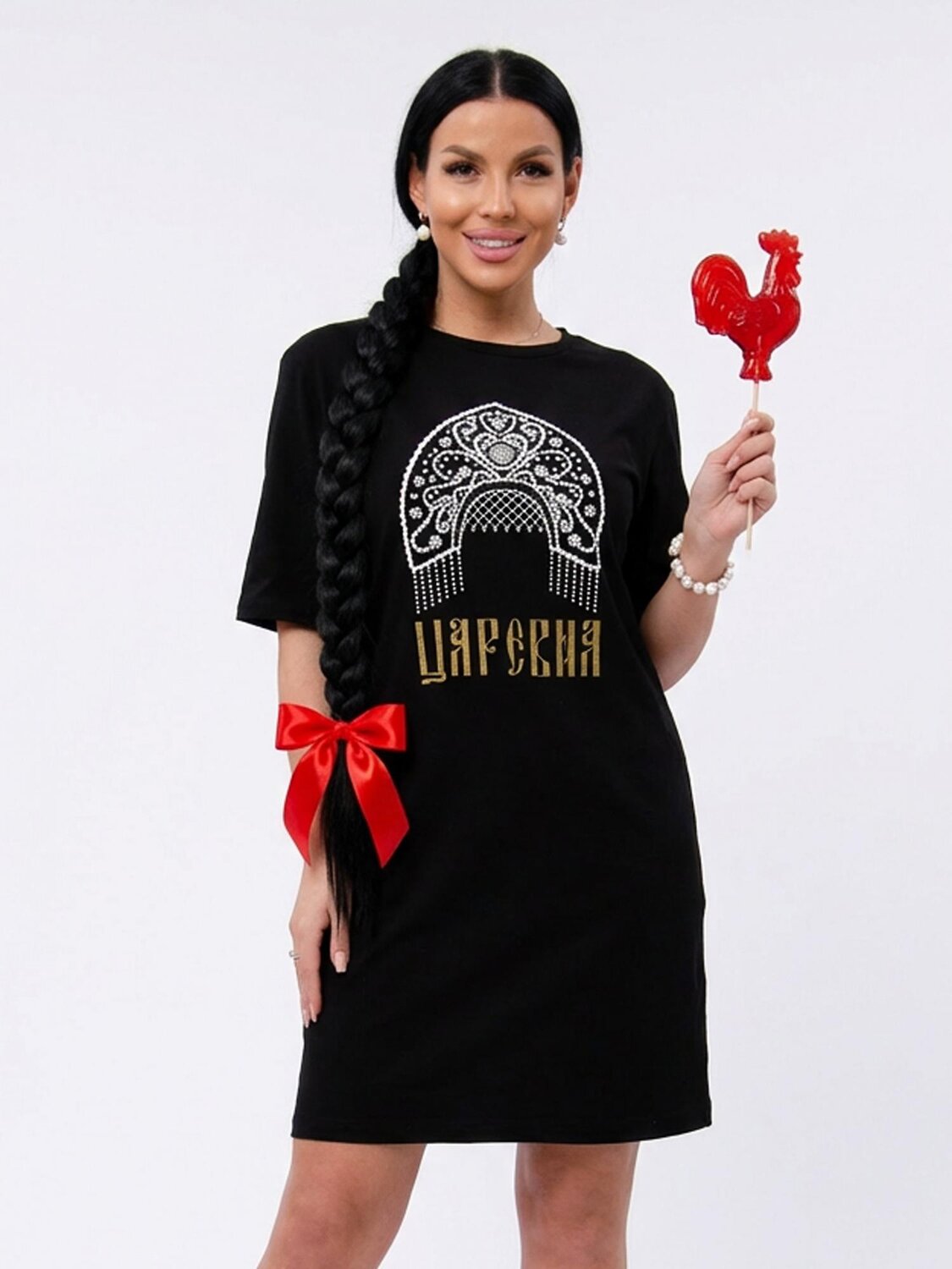 Malina Сорочка 576580 1842 чёрный