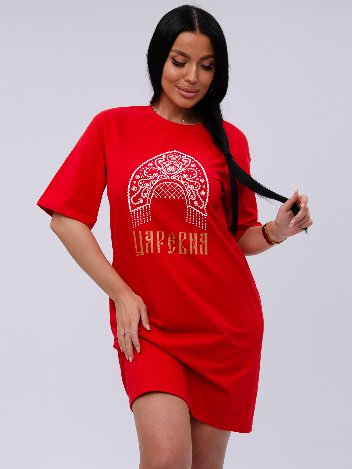 Malina Сорочка 576582 1842к красный