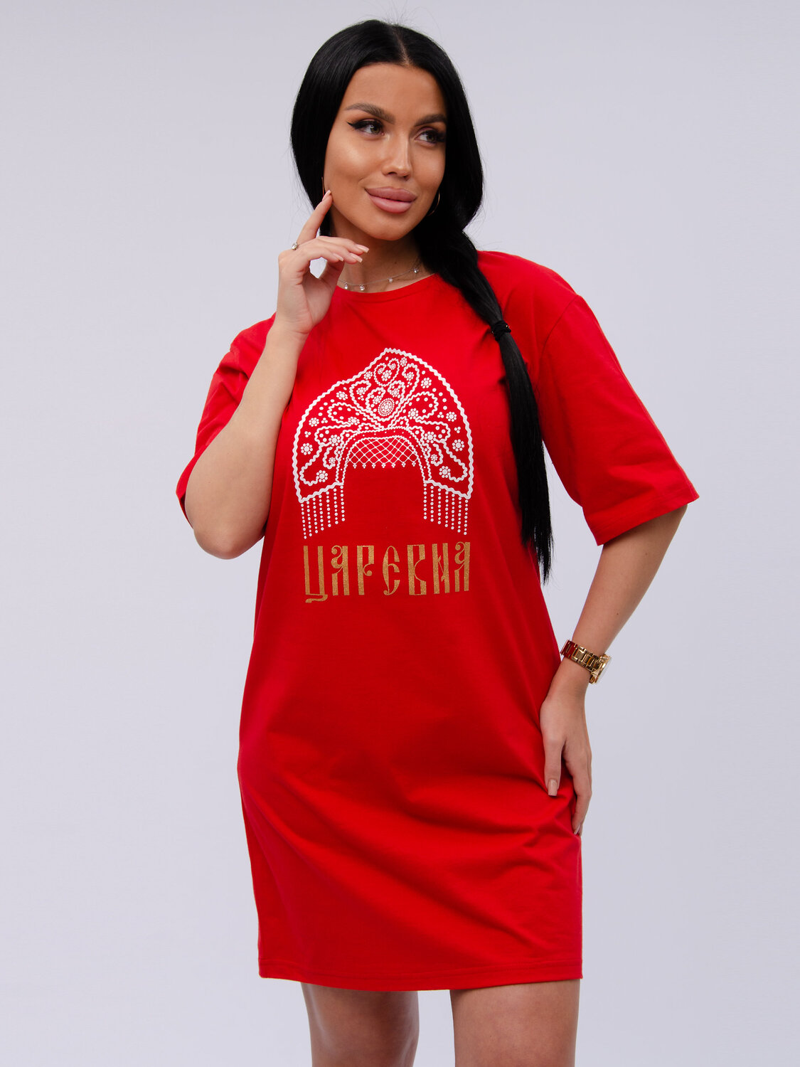 Malina Сорочка 576582 1842к красный