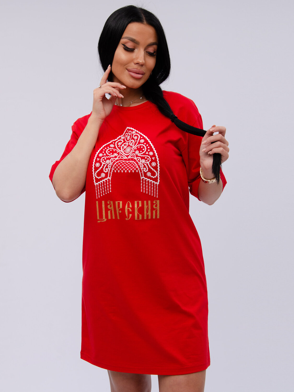 Malina Сорочка 576582 1842к красный