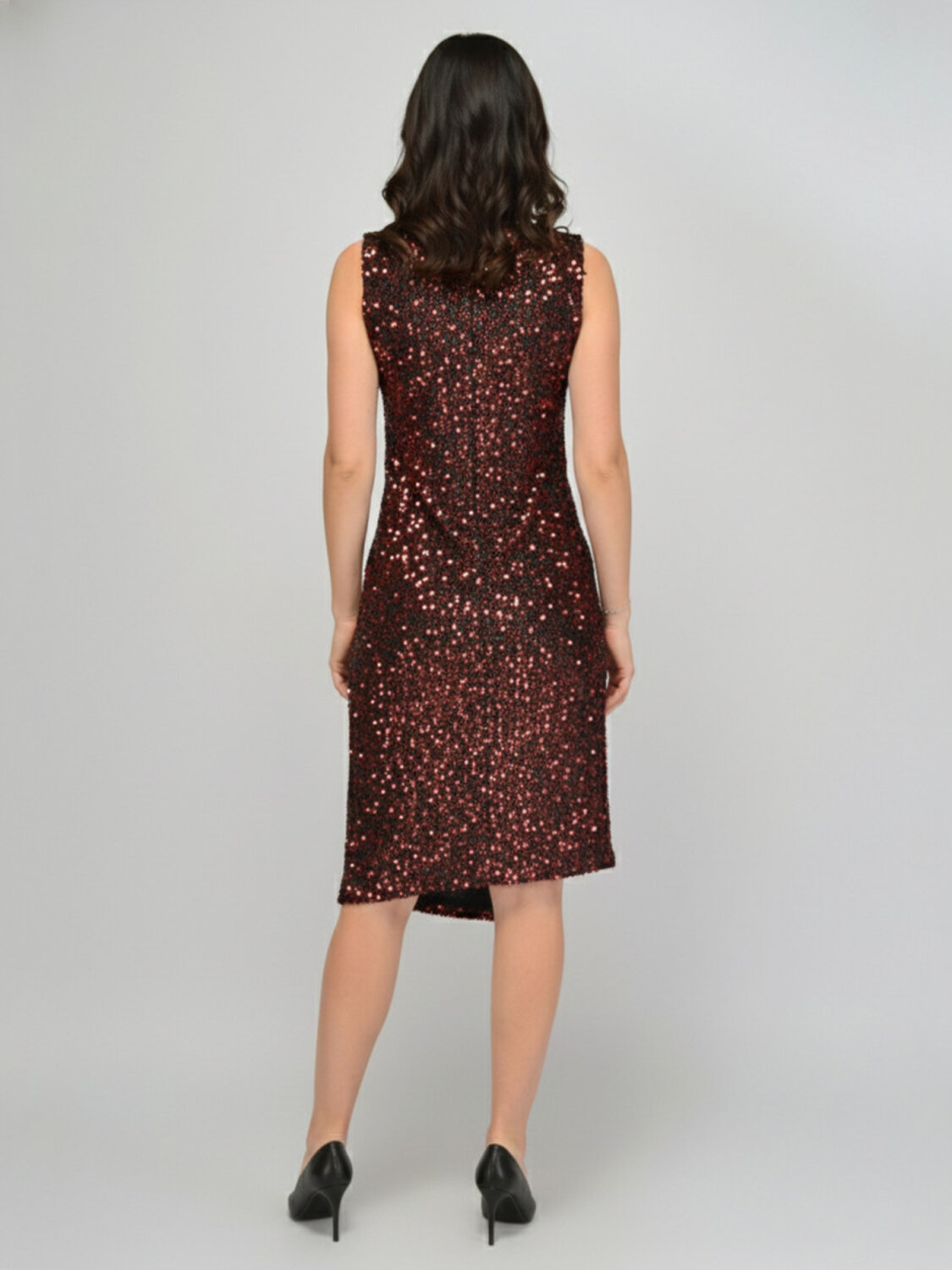 VISERDI Платье 576610 10456-чкр 4351635 бордовый