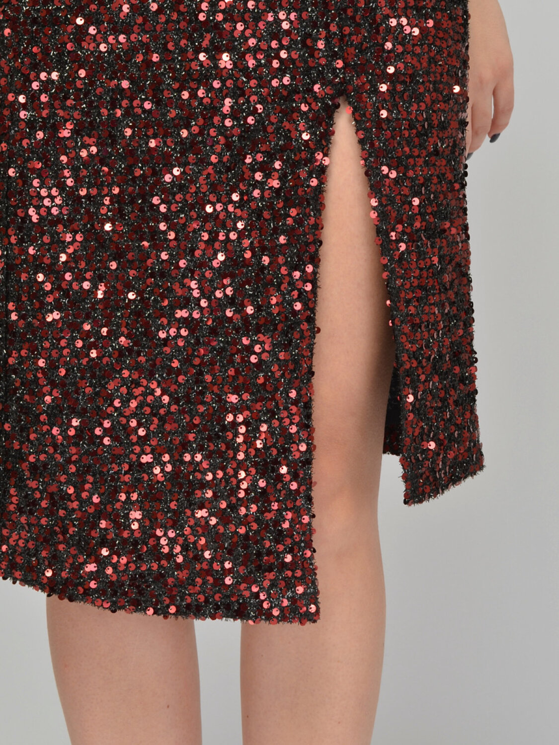 VISERDI Платье 576610 10456-чкр 4351635 бордовый