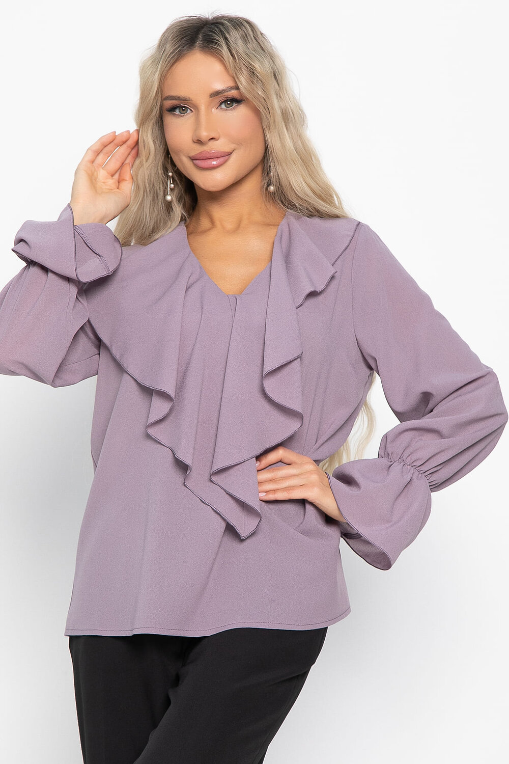 LT Collection Блуза 576613 Б15025-8М лиловый