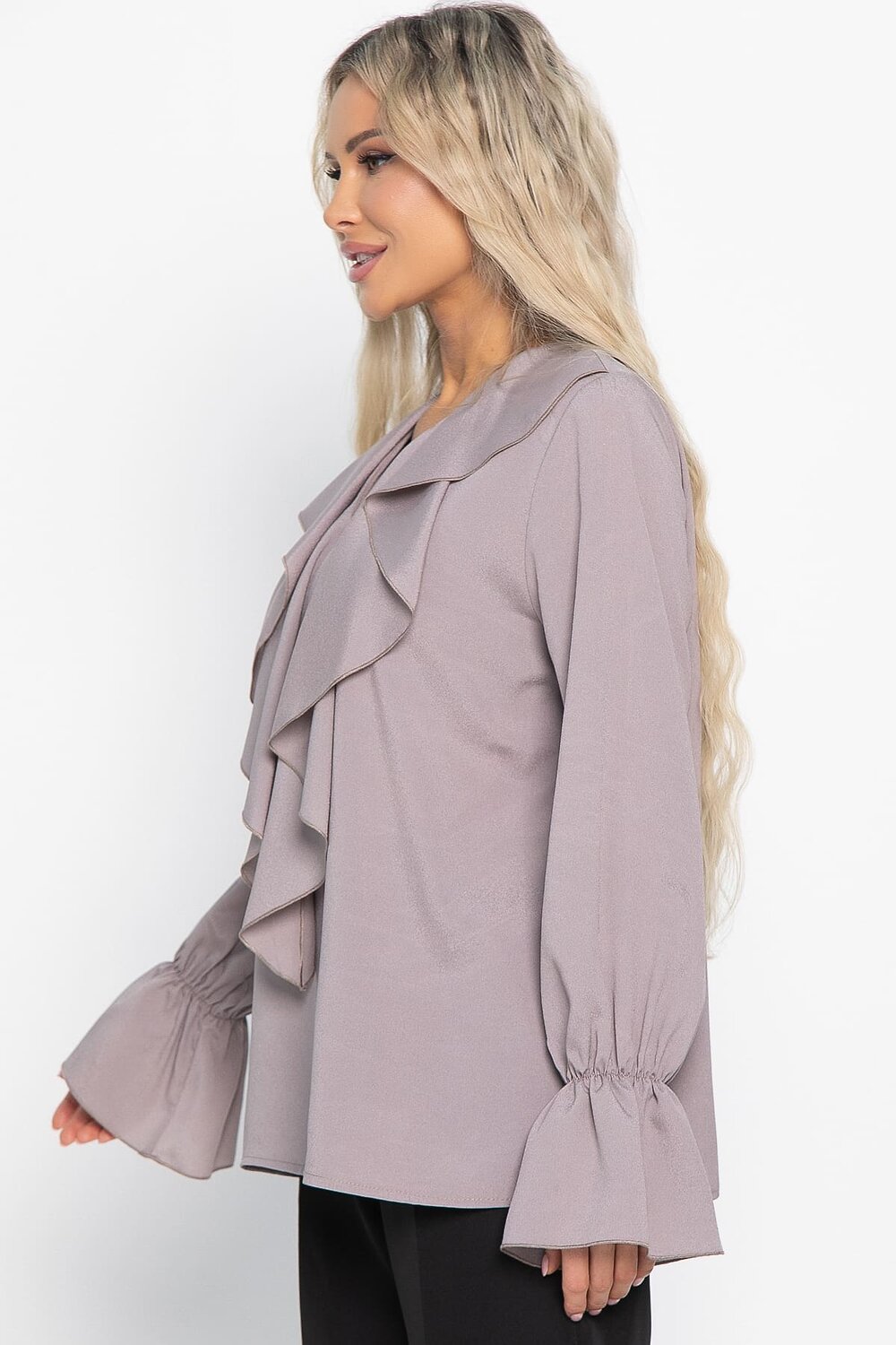 LT Collection Блуза 576614 Б15024-8М какао