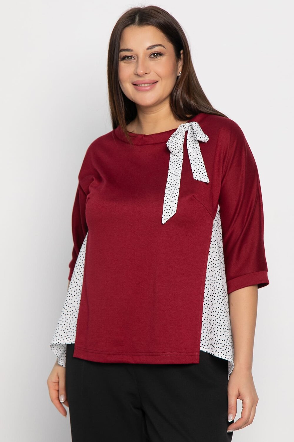 LT Collection Блуза 576620 Б14997-18М бордовый