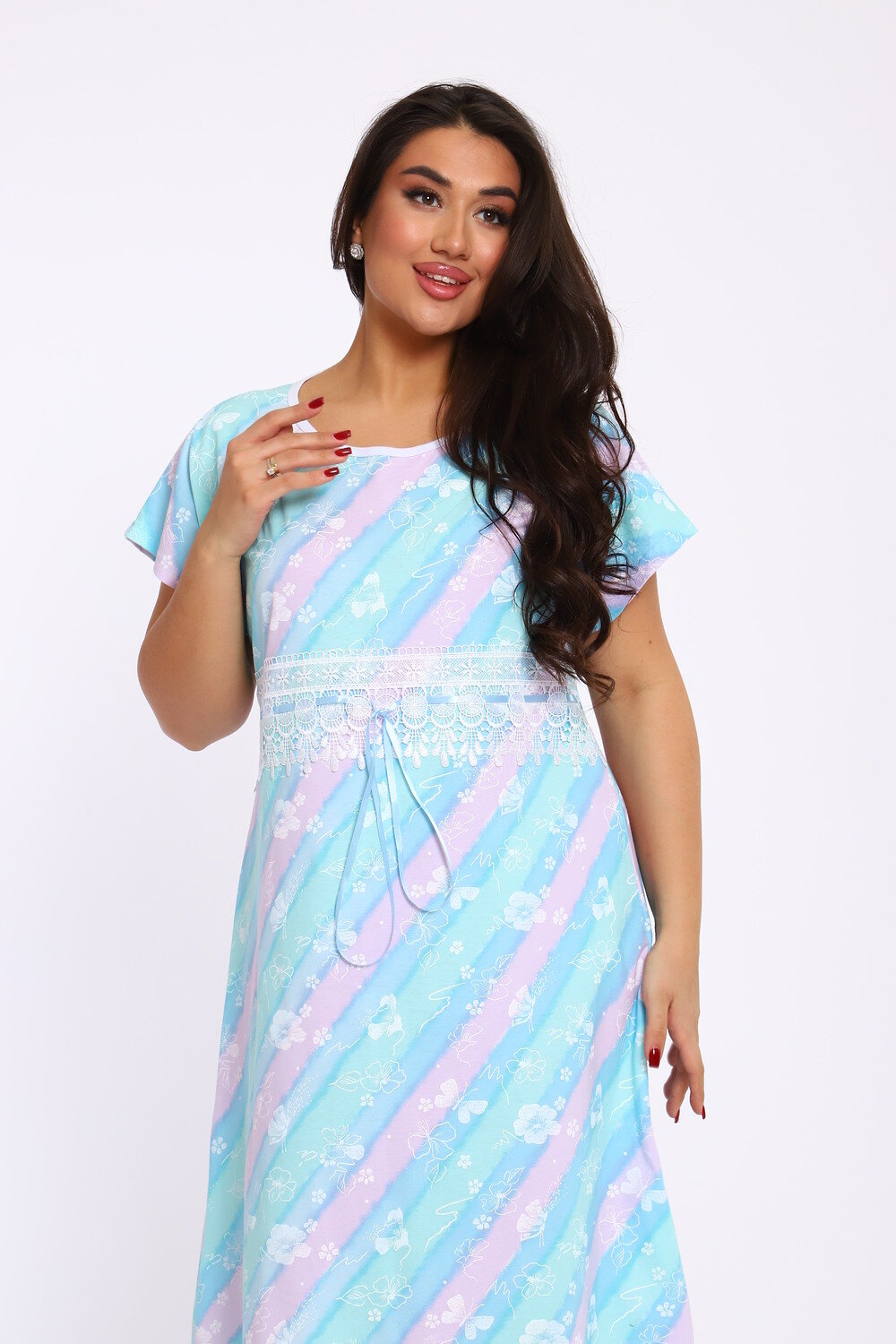 Натали Сорочка 576632 21614 голубой