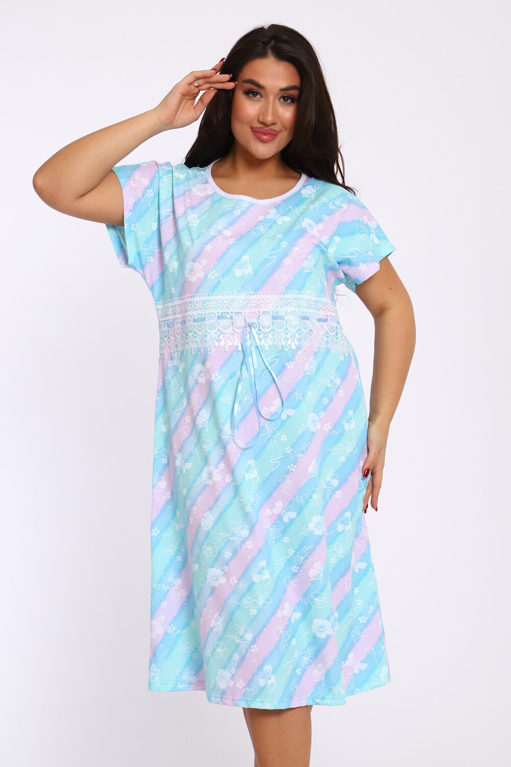 Натали Сорочка 576632 21614 голубой