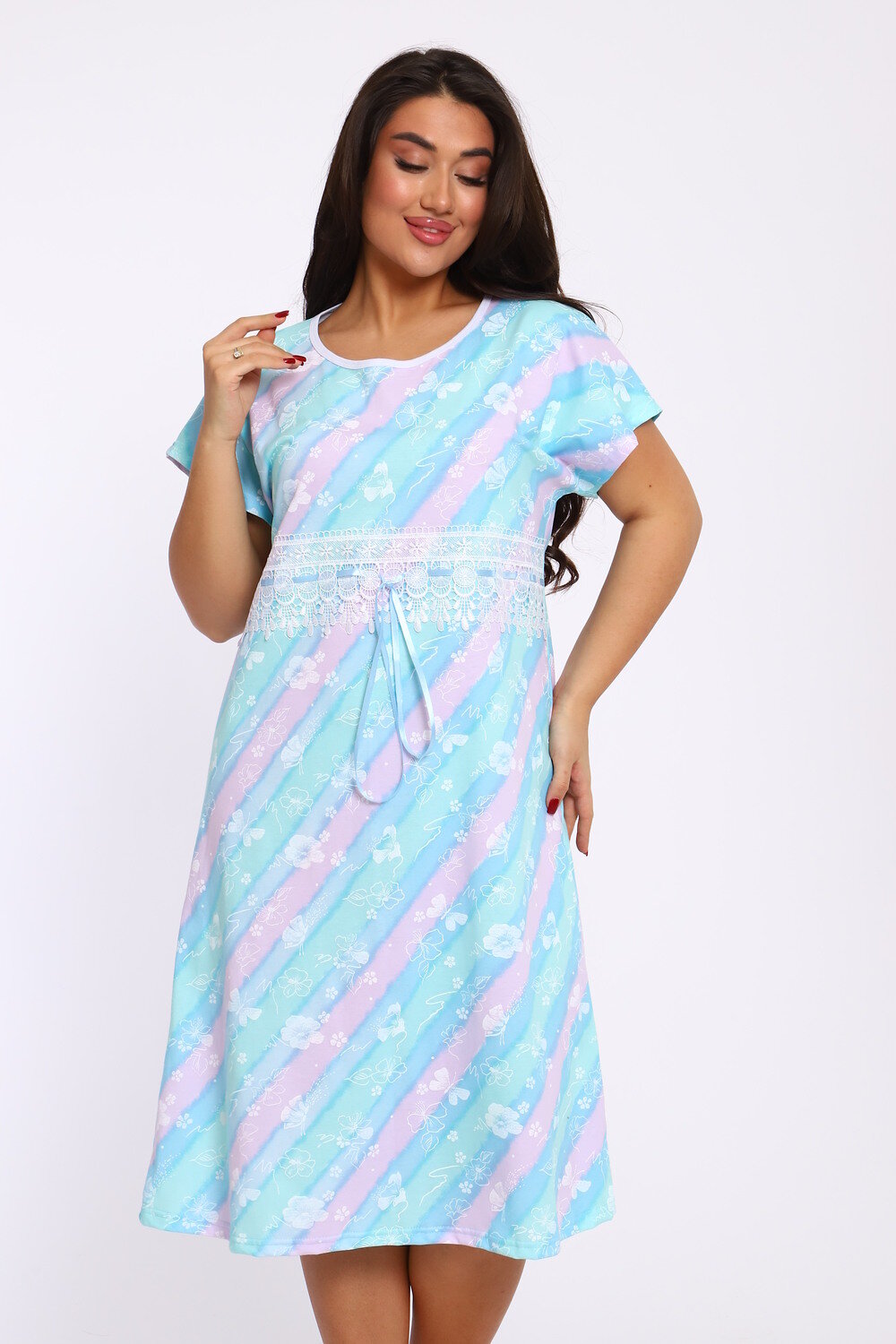 Натали Сорочка 576632 21614 голубой