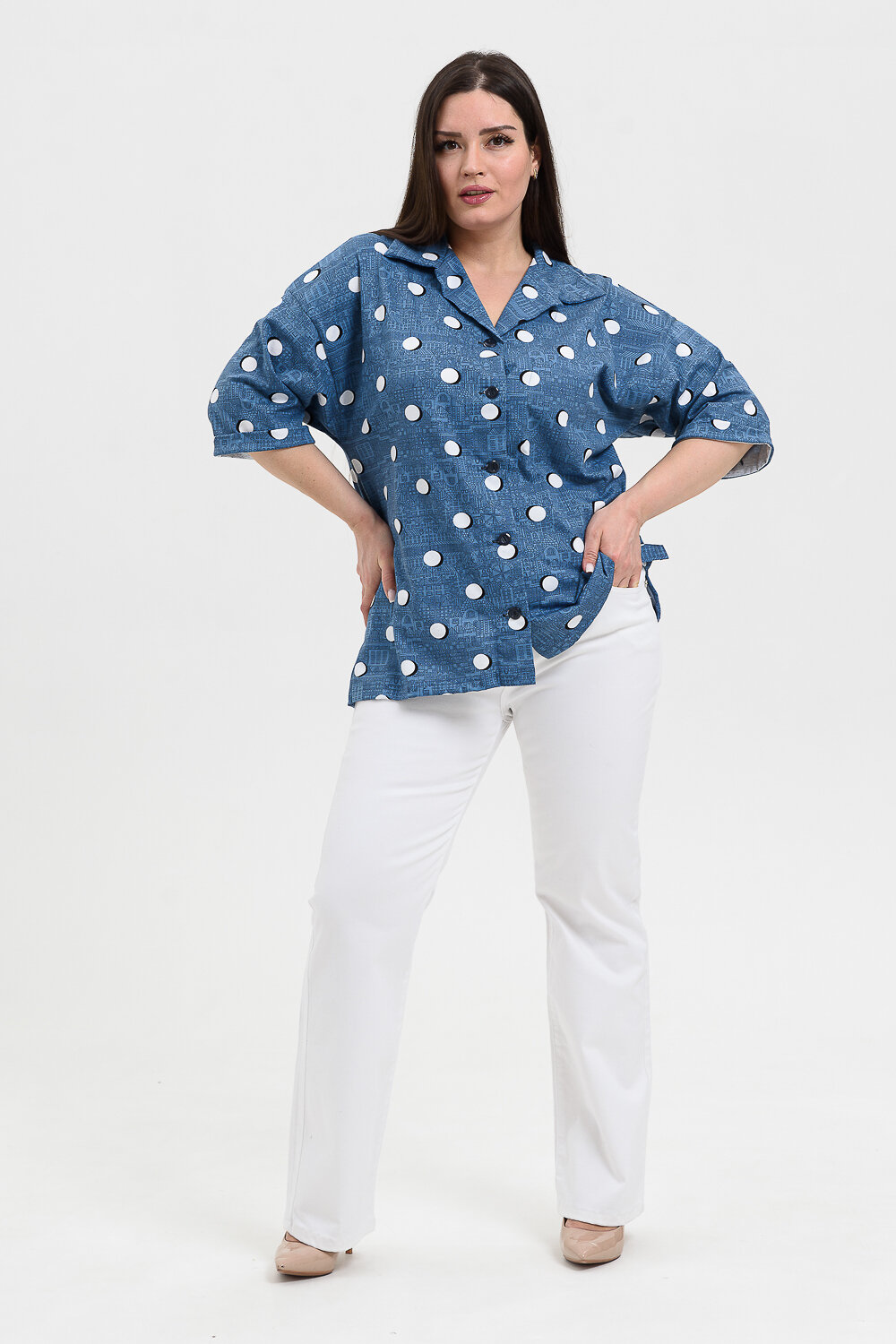 Натали Рубашка 576653 21603 джинс