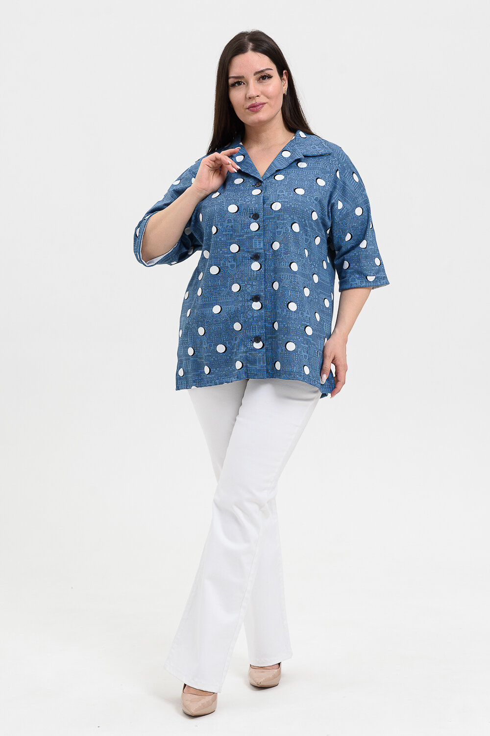 Натали Рубашка 576653 21603 джинс