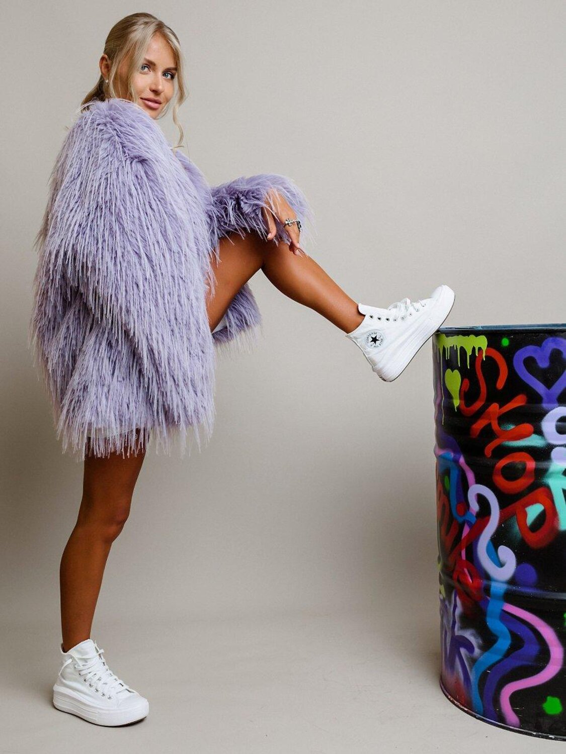 BATIK Шуба 576657 813-24о-4 Лаванда