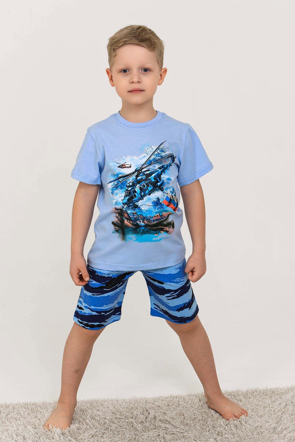 Натали Костюм 576663 Костюм Авиация детский голубой