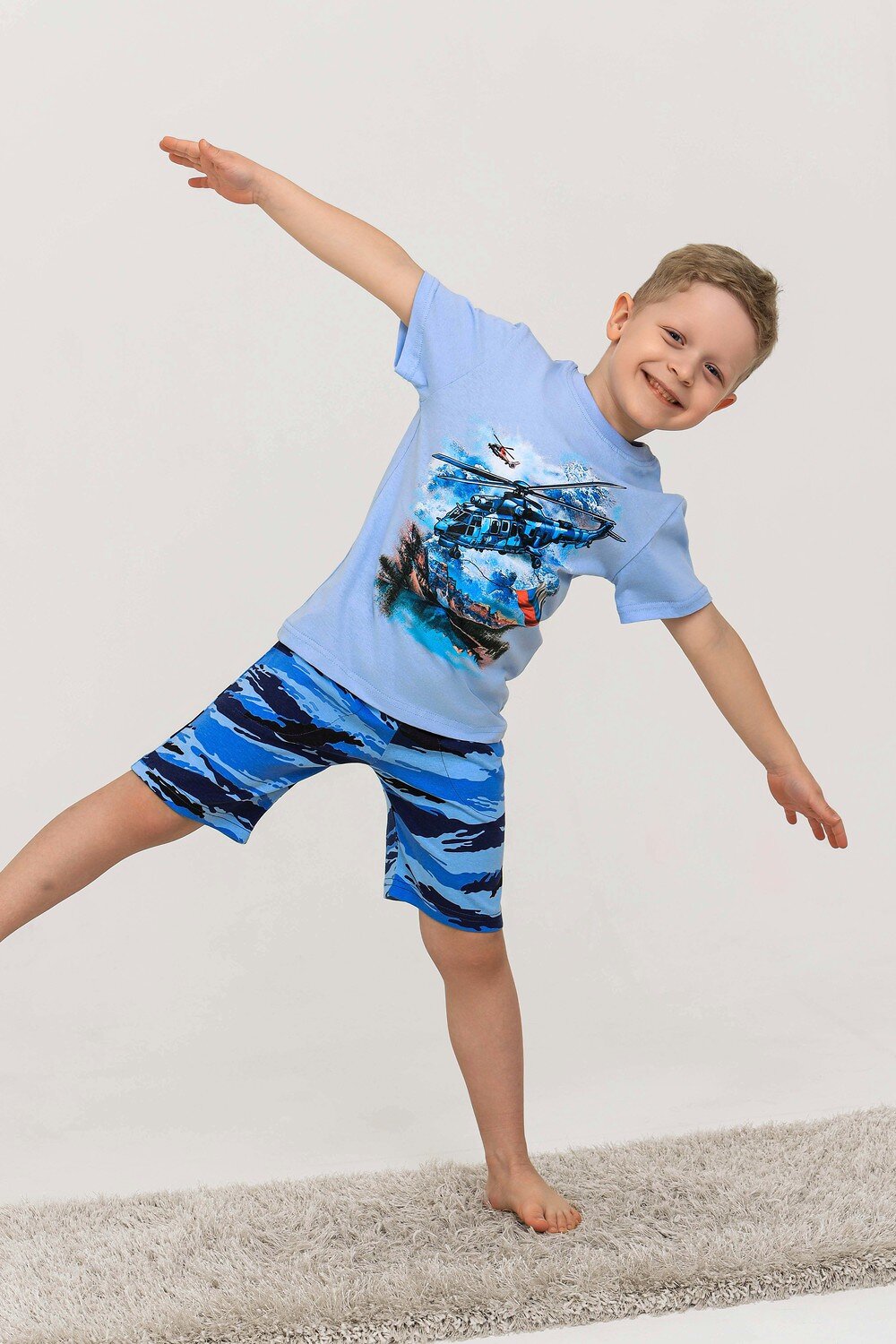 Натали Костюм 576663 Костюм Авиация детский голубой