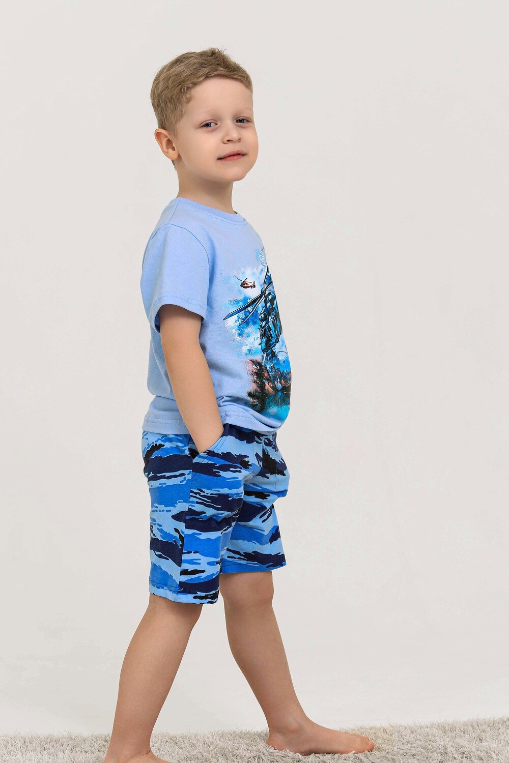 Натали Костюм 576663 Костюм Авиация детский голубой