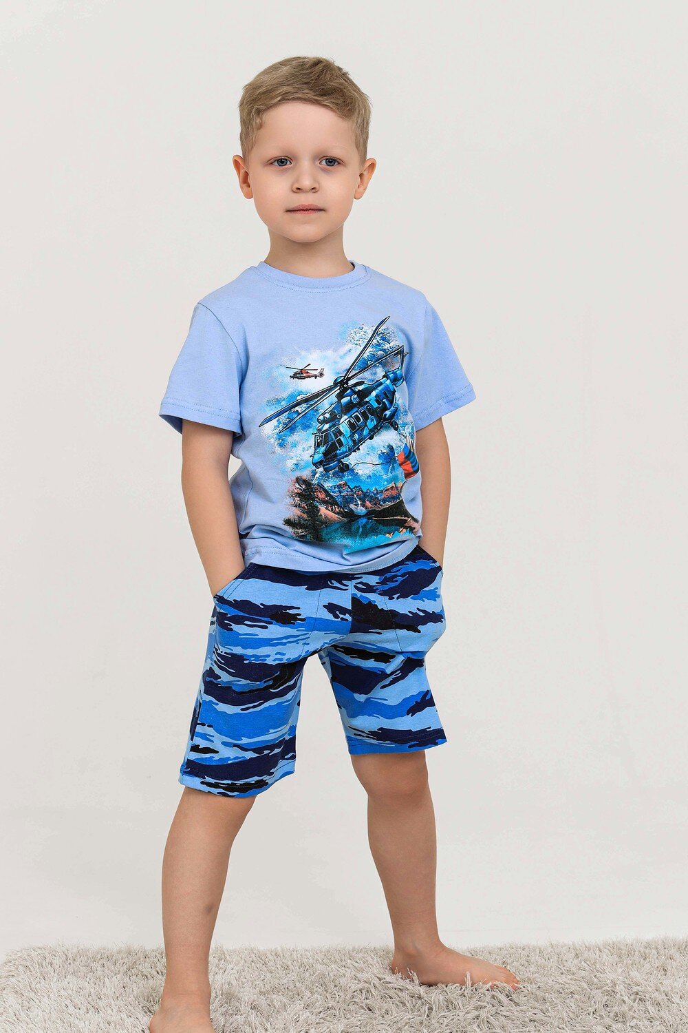 Натали Костюм 576663 Костюм Авиация детский голубой