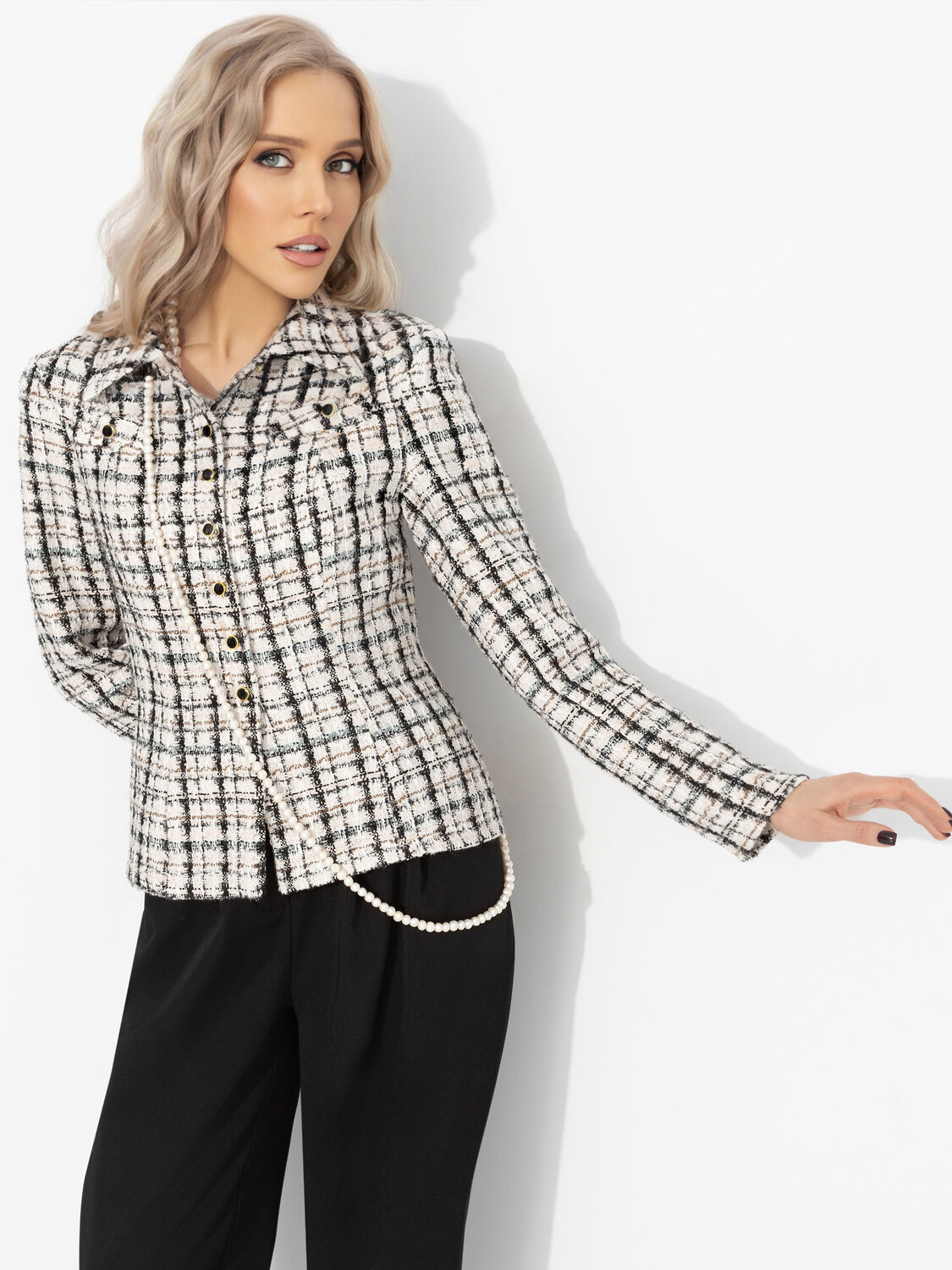 CHARUTTI Жакет 576668 12547 Белый