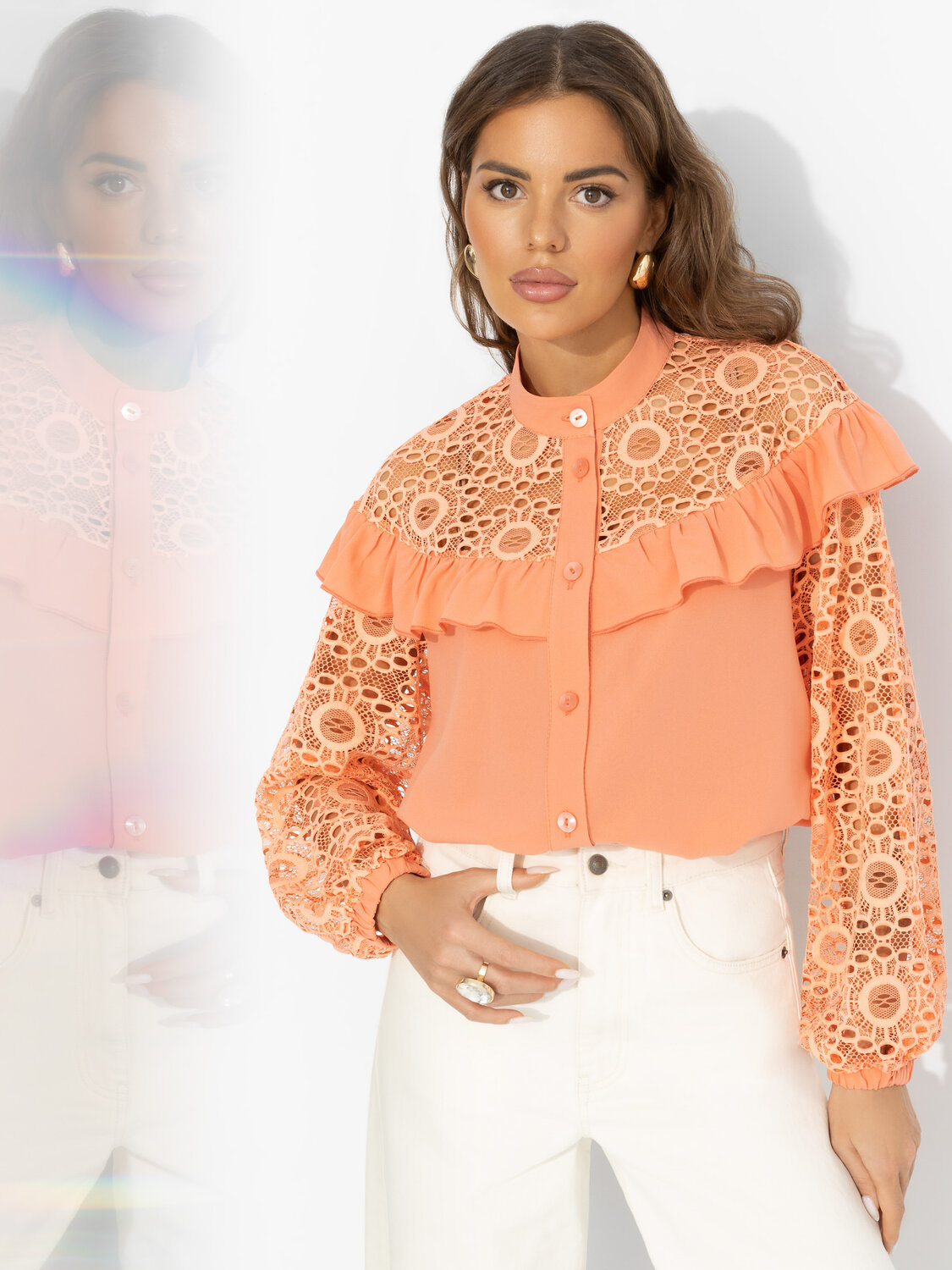 CHARUTTI Рубашка 576669 12502 Оранжевый