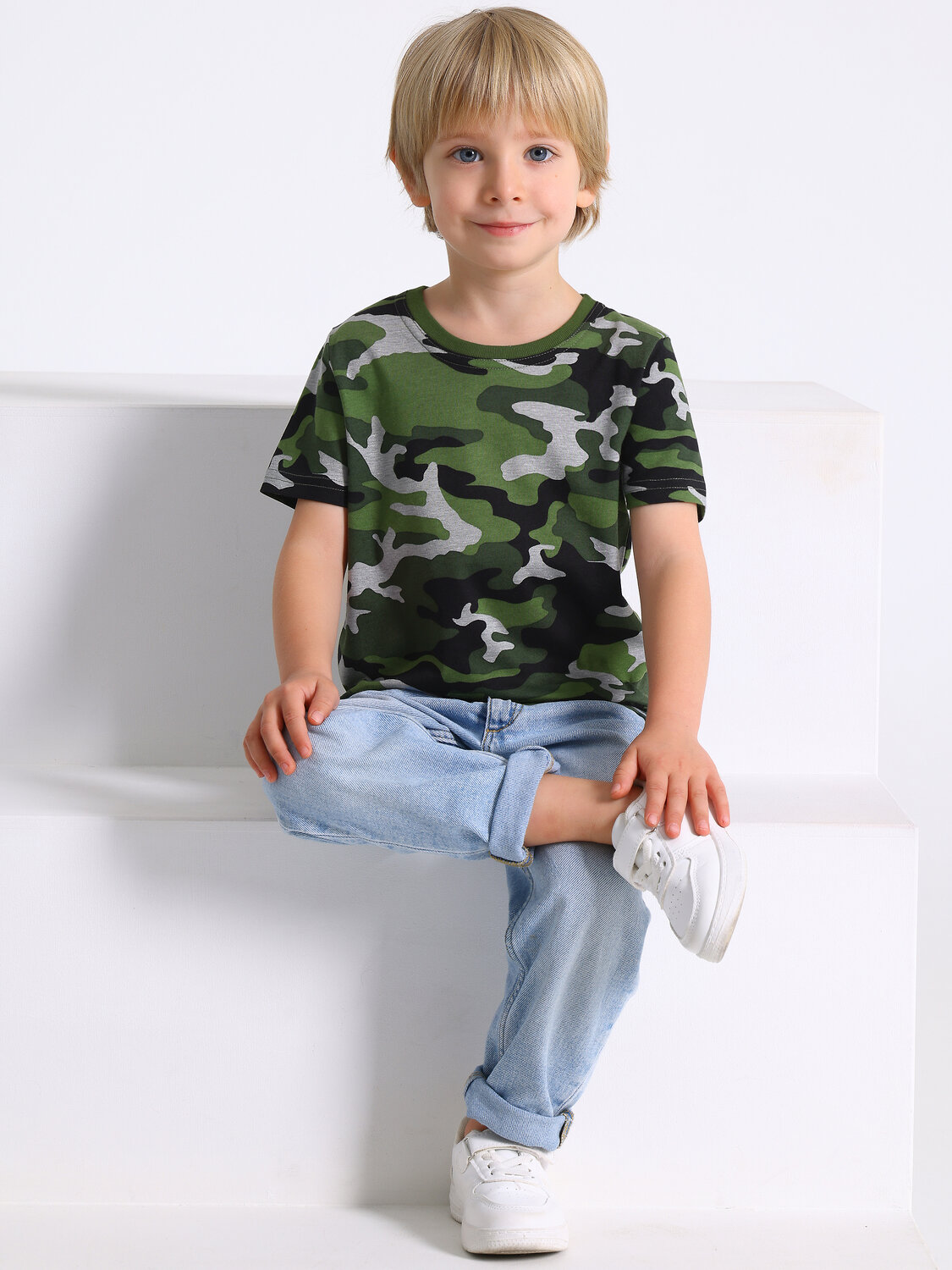 Апрель Футболка 576678 2ПДФК5715001н камуфляж патруль+оливковый