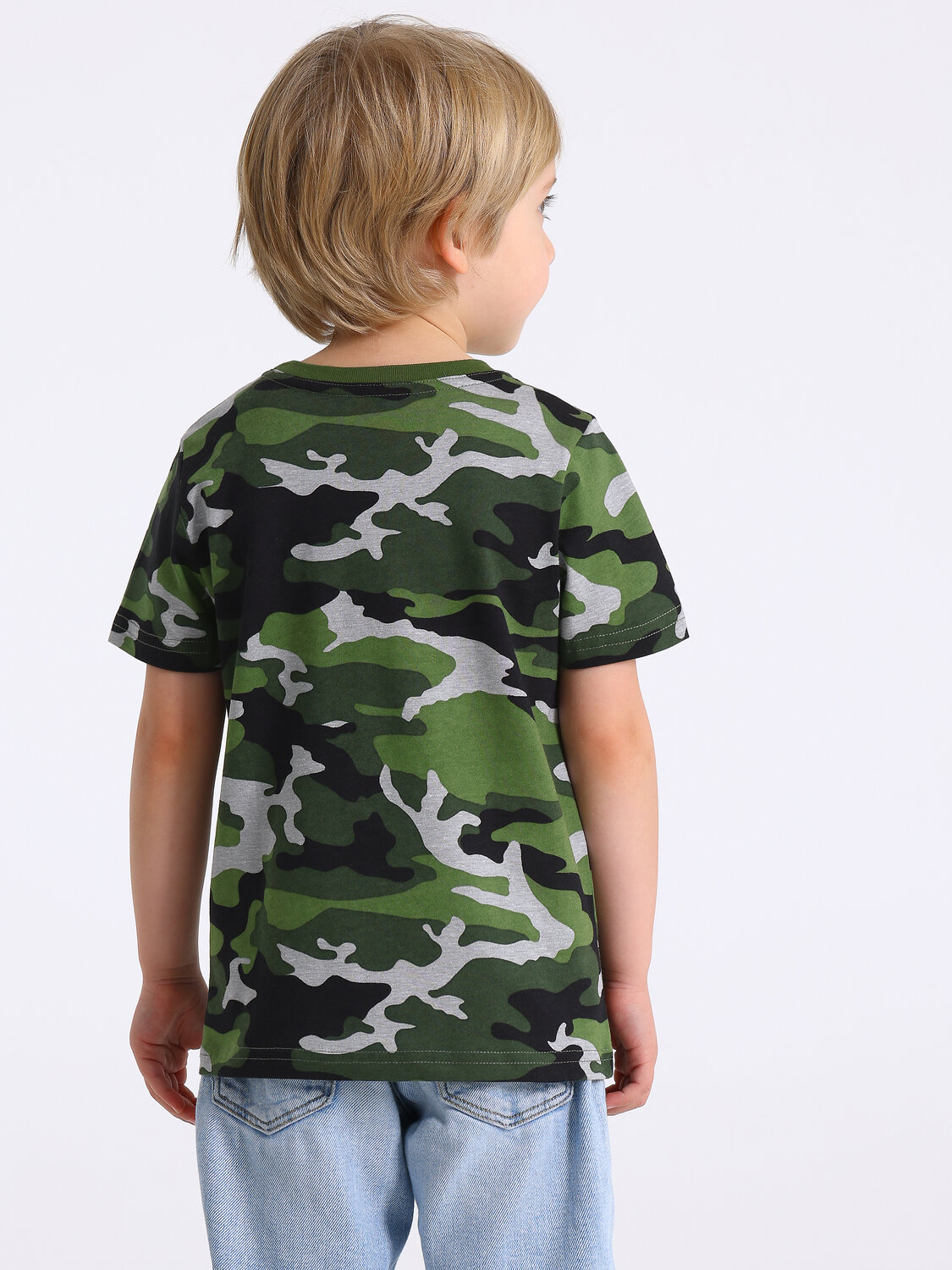 Апрель Футболка 576678 2ПДФК5715001н камуфляж патруль+оливковый