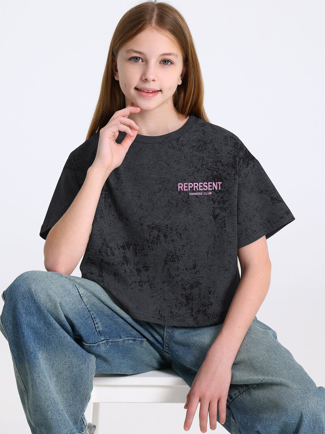 Апрель Футболка 576687 1ДДФК5063001н варенка темно-серый / Свой клуб малый+Свой клуб