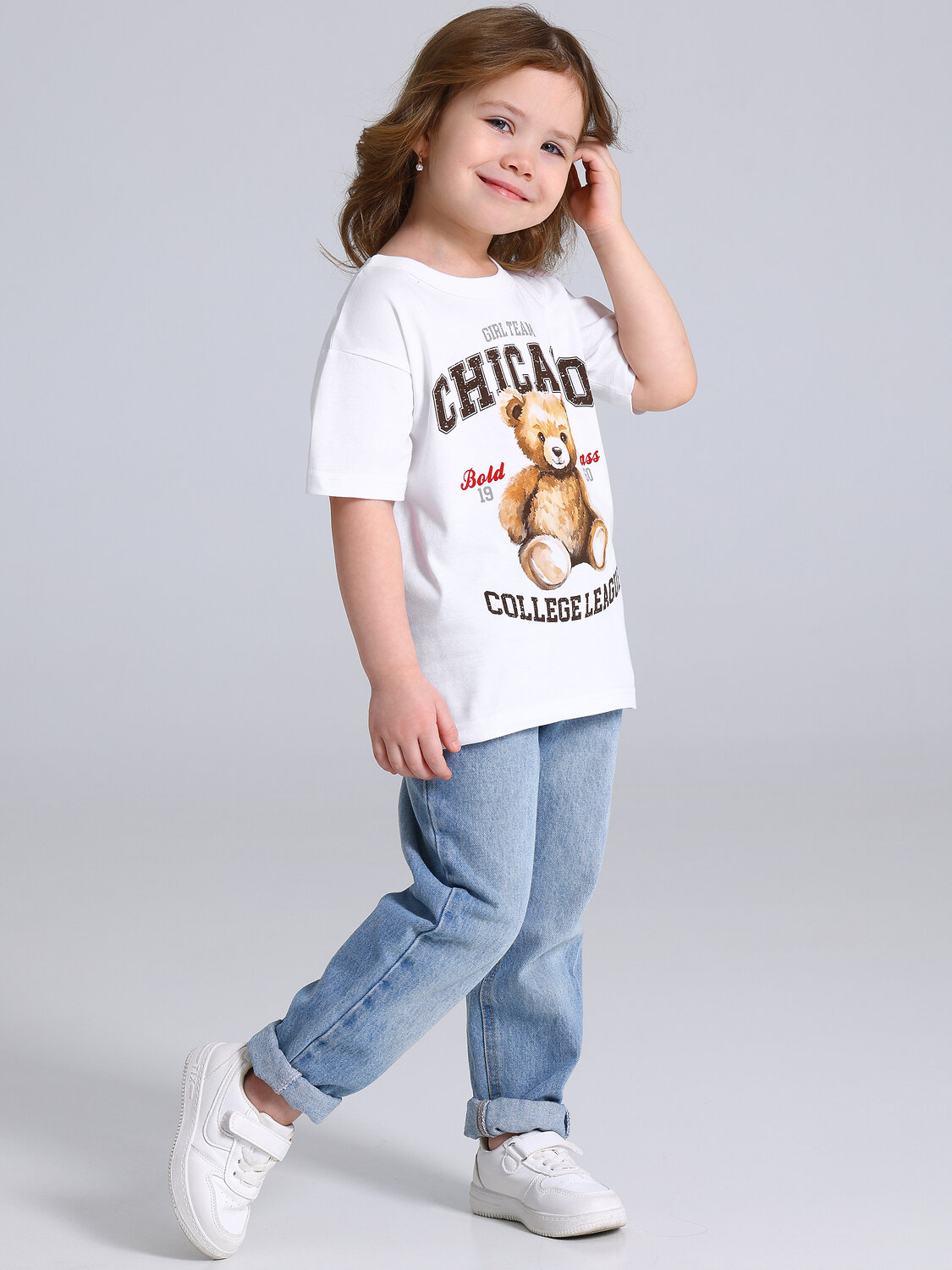 Апрель Футболка 576689 1ДДФК4327001 белый