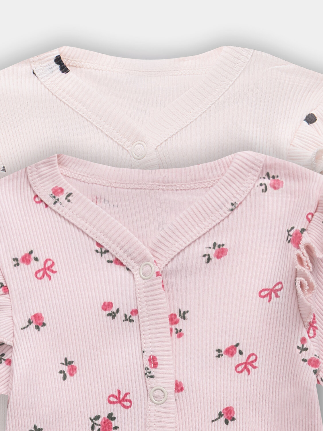 MARK FORMELLE Комбинезон 576708 14007-2 сердца на св.розовом +цветочки на розовом