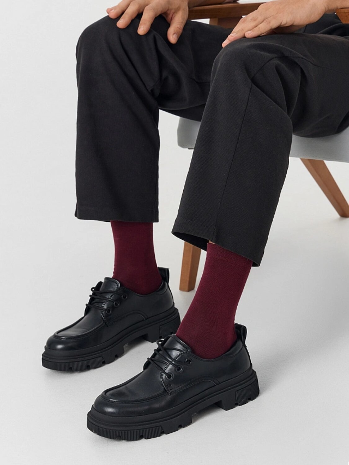 MARK FORMELLE Мужские носки 576722 028BAS-1535 бордовый