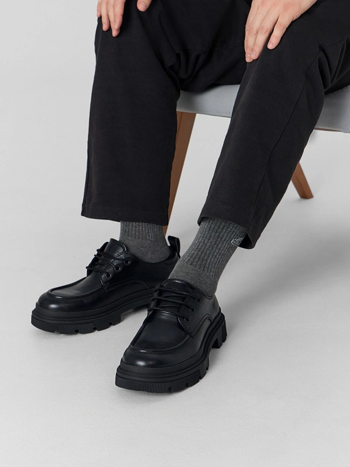 MARK FORMELLE Мужские носки 576726 107K-2911 т.серый меланж