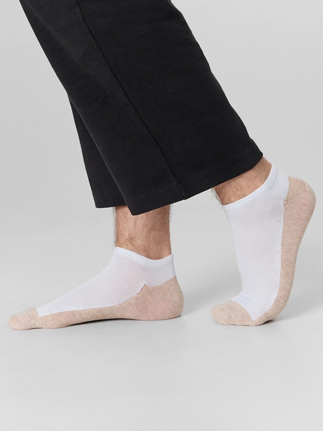 MARK FORMELLE Мужские носки 576730 104K-3091 белый /бежевый меланж
