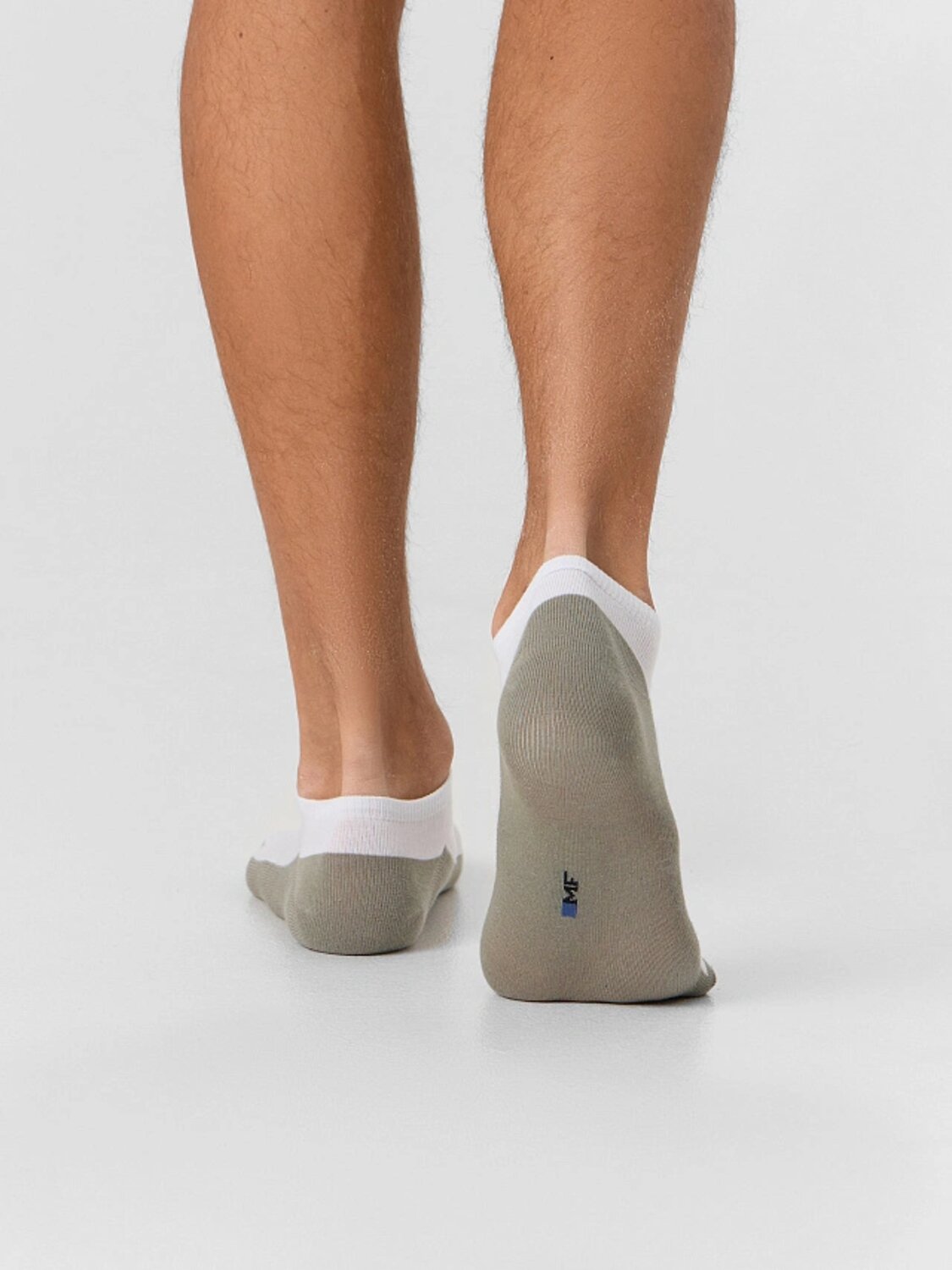 MARK FORMELLE Мужские носки 576731 104K-3091 белый /оливка