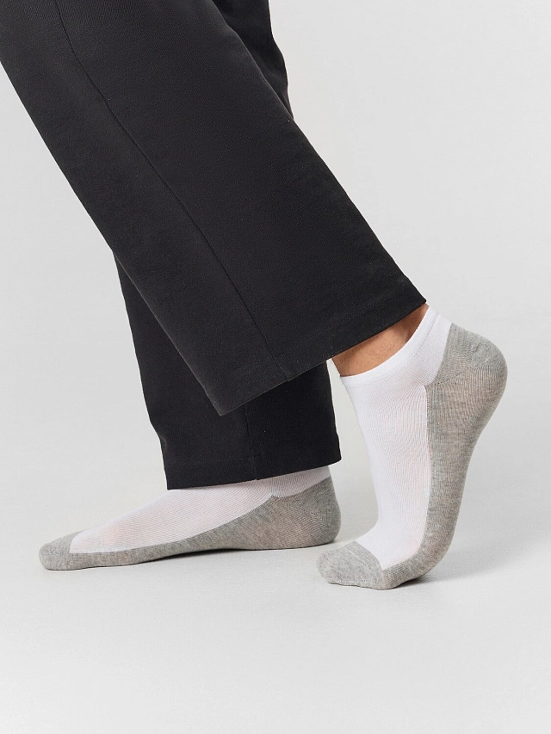 MARK FORMELLE Мужские носки 576732 104K-3091 белый /серый меланж