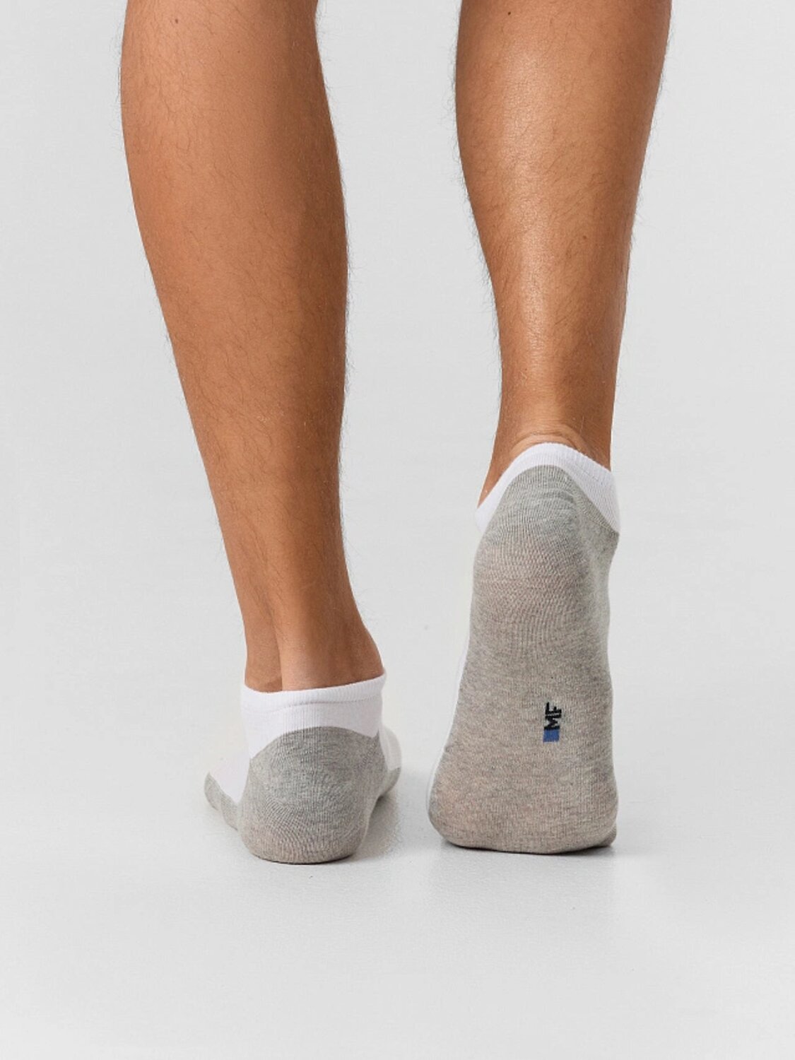 MARK FORMELLE Мужские носки 576732 104K-3091 белый /серый меланж