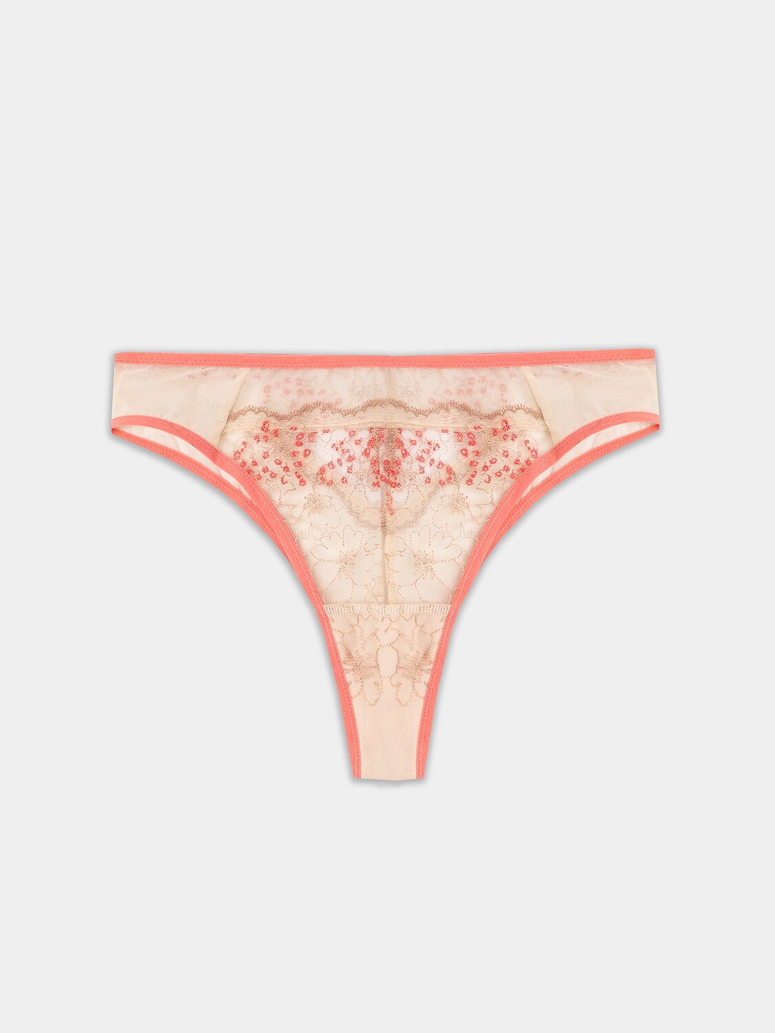MARK FORMELLE Трусы 576743 412625-1 коралловые цветочки на пудре