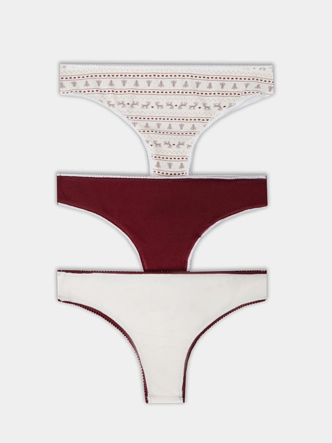 MARK FORMELLE Трусы 576752 412285H-3 сумрачно -белый +печать