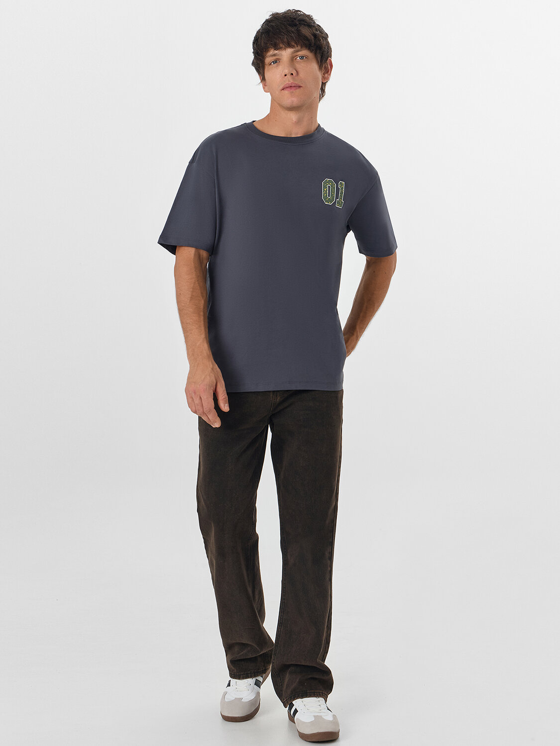 MARK FORMELLE Футболка 576757 111927 графит +печать