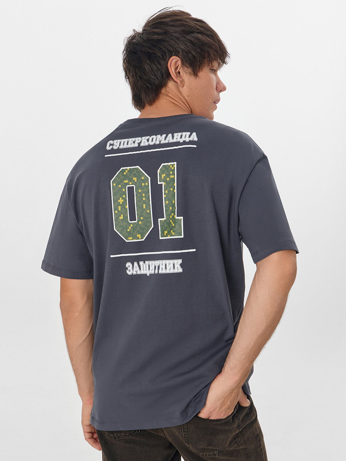 MARK FORMELLE Футболка 576757 111927 графит +печать