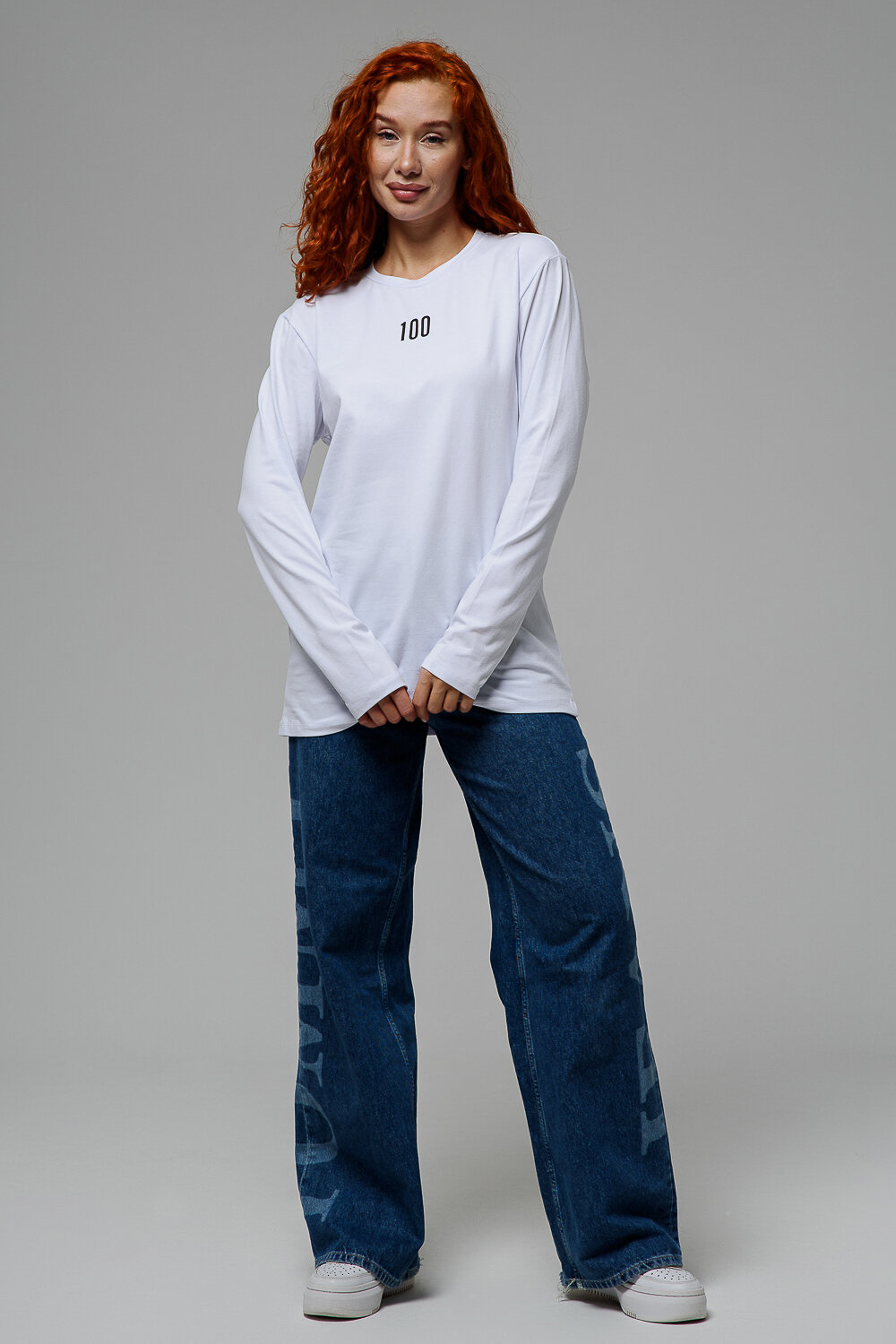 Натали Лонгслив 576775 8513 белый+Доллар