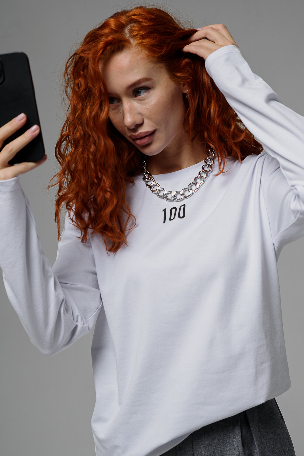 Натали Лонгслив 576775 8513 белый+Доллар