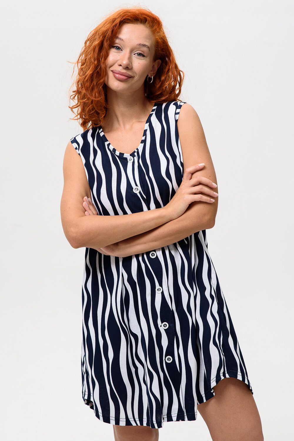 Натали Халат 576776 21616 синий