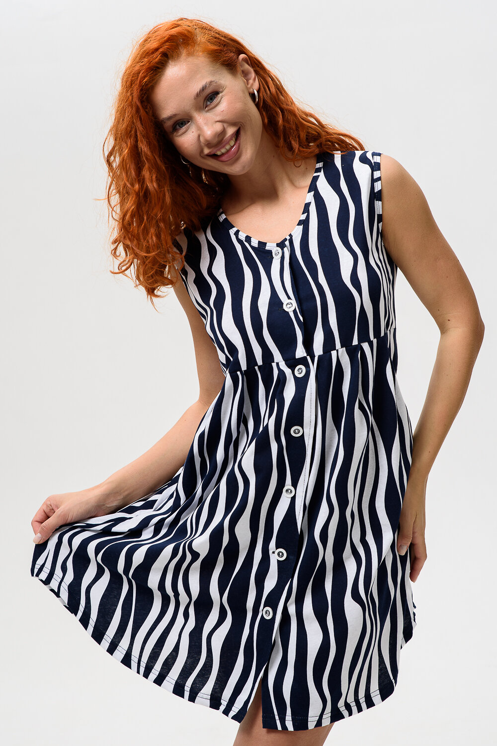 Натали Халат 576776 21616 синий