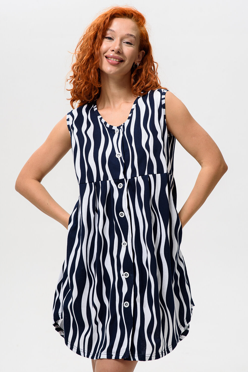 Натали Халат 576776 21616 синий